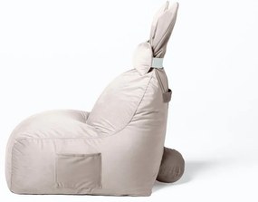 Beżowy dziecięcy worek do siedzenia Funny Bunny – The Brooklyn Kids