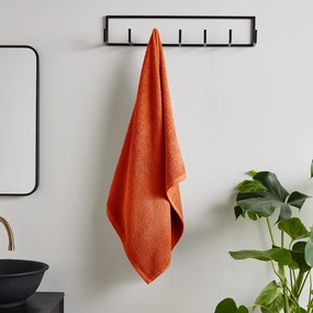 Pomarańczowe bawełniane ręczniki szybkoschnące zestaw 8 szt. Quick Dry – Catherine Lansfield