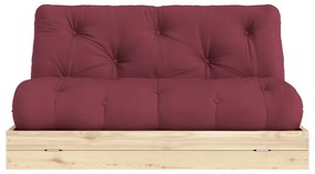 Bordowa rozkładana sofa 145 cm Flip – Karup Design