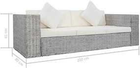 Sofa  trzyosobowa szaraP4-P86