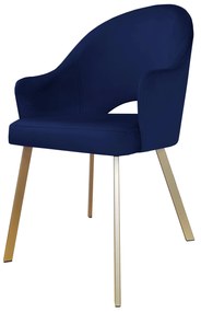 Krzesło obrotowe Velvet podstawa Profil złota MG16