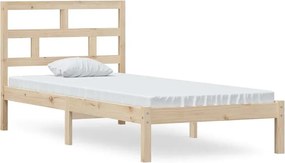 Pojedyncze łóżko z naturalnej sosny 90x200 N7-Z99