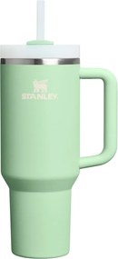 Szałwiowy termos ze słomką ze stali nierdzewnej 1,18 l Quencher H2.0 FlowState Tumbler Pistachio – Stanley