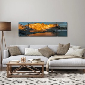Obraz krajobrazu wysokogórskiego (170x50 cm)