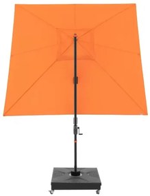 MyZone 280 x 280 cm - wahadłowy parasol ogrodowy z bocznym słupkiem : Substancja Desen - 816