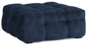 Niebieski aksamitny puf Windsor &amp; Co Sofas Vesta