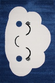 Dywan Bambino Chmurka Niebieska 100x150 Prostokąt