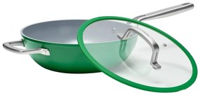 Patelnia z pokrywką/z powłoką ceramiczną wok ø 28 cm Meda 3.0 – FABINI