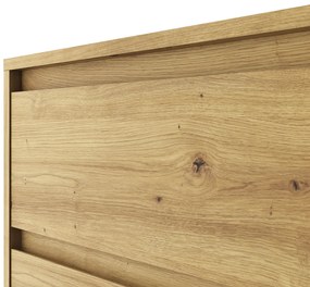 Komoda BOGAN 5S40, dąb Artisan