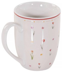 Kubek porcelanowy w kwiaty BLÜMI, 350 ml