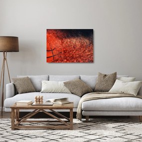 Obraz na szkle - Piłka do koszykówki (70x50 cm)