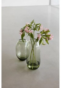 Zielone szklane ręcznie wykonane wazony zestaw 2 szt. (wysokość 38 cm) Moss – Hübsch