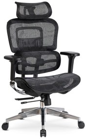 Fotel Biurowy Ergonomiczny Obrotowy NINO Czarny Nowoczesny