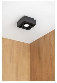Czarna lampa sufitowa z metalowym kloszem 18,5x18,5 cm Loid – GTV