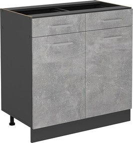 Szafka dolna do kuchni beton 80x46x81.6 r-line
