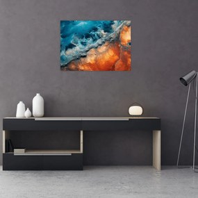 Obraz - Woda i ogień (70x50 cm)