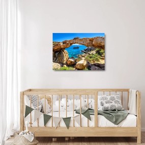 Obraz na szkle - Cape Greco (70x50 cm)