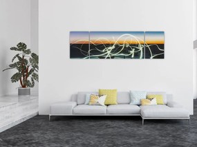 Obraz - widok nieba z dachu (170x50 cm)