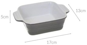 Naczynie ceramiczne do zapiekania, 17 x 13 cm