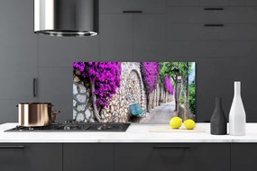 Panel Szklany Odpoczynek w Parkowej Alejce