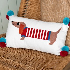 Poduszka dziecięca z mieszanki bawełny 50x33 cm Sausage Dog – Rex London