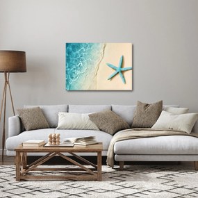 Obraz - Rozgwiazda na plaży (70x50 cm)