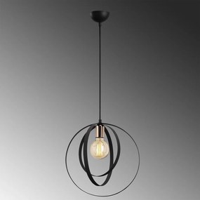 Czarna lampa wisząca Opviq lights Vaveyla
