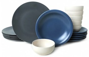 Ceramiczny zestaw talerzy 18 szt. – Hermia