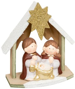 Szopka bożonarodzeniowa, 15 cm