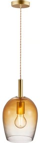 Nordlux - Lampa wisząca UMA na przewodzie 1xE27/40W/230V Ø 18 cm brązowa/dymiona