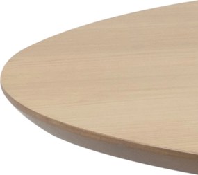 Okrągły stół z nierozkładanym blatem w kolorze drewna Roxby 105 cm