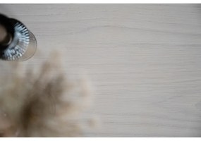 Naturalny okrągły stolik w dekorze dębu 90x90 cm Yumi – Rowico