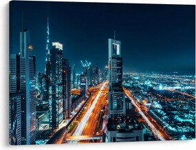 Obraz - Noc w Dubaju (70x50 cm)