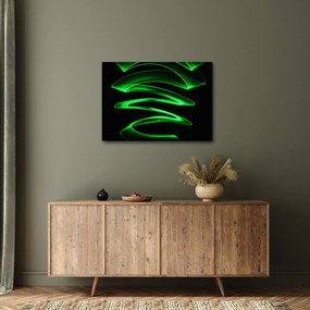 Obraz - neonowe fale (70x50 cm)