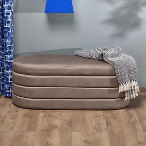 Velvetowa ławka ze schowkiem Calpi Halmar
