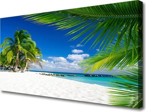 Fotoobraz na płótnie Fale Rozbijające się o Klif