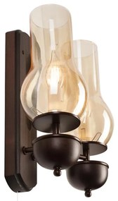 Brilagi - LED Kinkiet COTTAGE 2xE14/40W/230V buk/brązowe