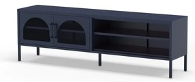 Ciemnoniebieska szafka pod TV 160x50 cm Diora – Marckeric
