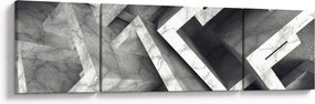 Abstrakcyjny obraz kostek (170x50 cm)