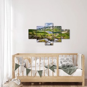 Obraz - Widok na górę Riła (125x70 cm)