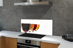 Szklany Panel Kieliszki wina