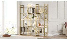 Regał Vento Triple Marble and Gold, L