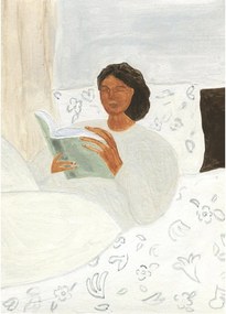 Plakat 50x70 cm Morning Read – Isabelle Vandeplassche – The Poster Club