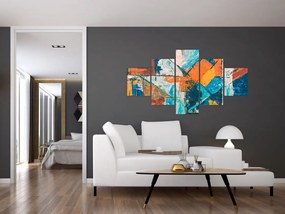 Obraz - Abstrakcja (125x70 cm)