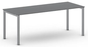 Biurko METAL, 200x80 cm, grafit