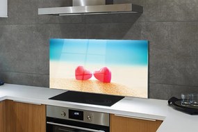 Szklany Panel Serca i Morskie Fale