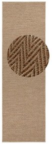 Brązowy chodnik BT Carpet Nature 500, 80x350 cm