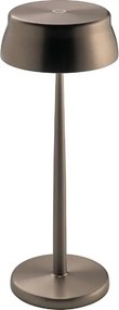 Lampa stołowa LED Zafferano SISTER LIGHT Wi-Fi Smart, miedź, ładowalna i ściemnialna