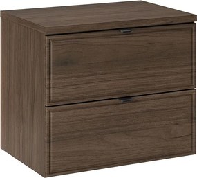 Wisząca szafka pod umywalkę nablatową Orzech Villa N4-T97