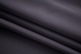 Ciemnoszara zasłona OXFORD 140x250 cm Zawieszanie: Taśma z wiązaniami